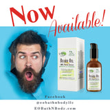Beard Oil for Growth & Strength | 100% Natural | Herbal Mint | Professionally Designed | Infused with 19 Botanicals | Vegan | 1 fl oz