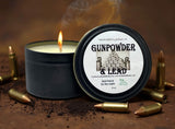 Gunpowder & Lead Soy Wax Candle - Choose Size