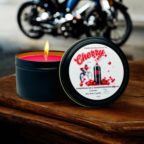 Cherry Bike Gloss (an SC1 Scent Dupe!) Soy Wax Candle