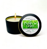 Fresh Cut Fairway Grass Soy Wax Candle | Golf Course | Nostalgic | Gift Box | Michigan Made Candle | Hand Poured | 8 oz Tin