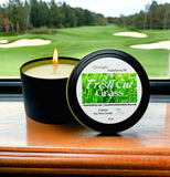 Fresh Cut Fairway Grass Soy Wax Candle | Golf Course | Nostalgic | Gift Box | Michigan Made Candle | Hand Poured | 8 oz Tin