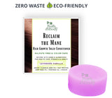 Reclaim the Mane Solid Conditioner Bar | Best Selling Hair Growth Line | Leading Edge Innovative Ingredients | Professionally Formulated | Lavender Vanilla | Color Safe | Naturally Preserved | Vegan | Choose Pack Size - Earth's Own Bath & Body