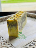 Calendula, Lavender & Oat | 100% Natural Cold Process Skin Soothing Soap Bar | Soothes and Calms Skin | Gift | 6.5 oz Size